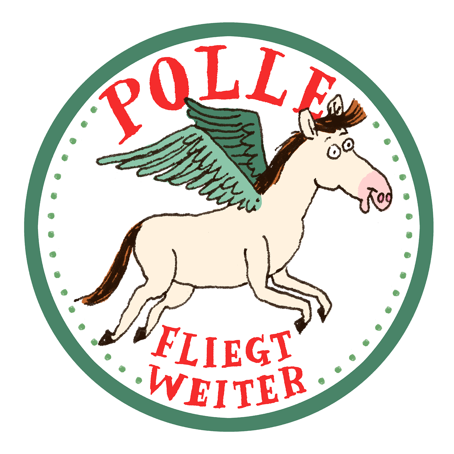 Logo POLLE fliegt weiter